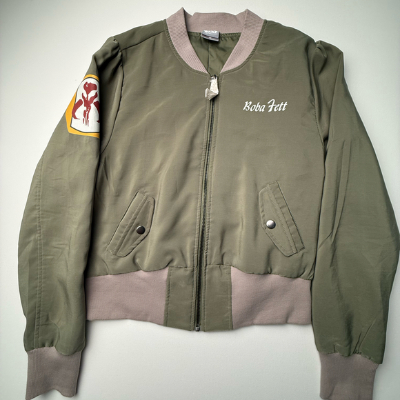 No Brand Jackets & Blazers - Star Wars Her Universe Boba Fett Mandalorian Bomber Jacket Woman’s Med